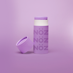 Load image into Gallery viewer, Full view of Nöz sunscreen stick in purple
